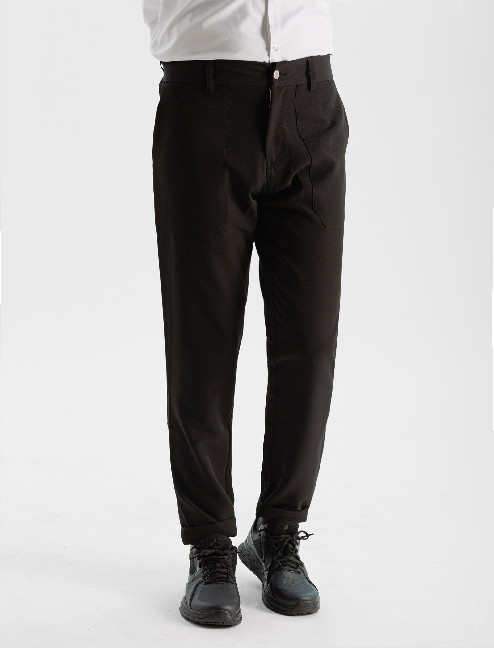 Black chef trousers - Qooqer