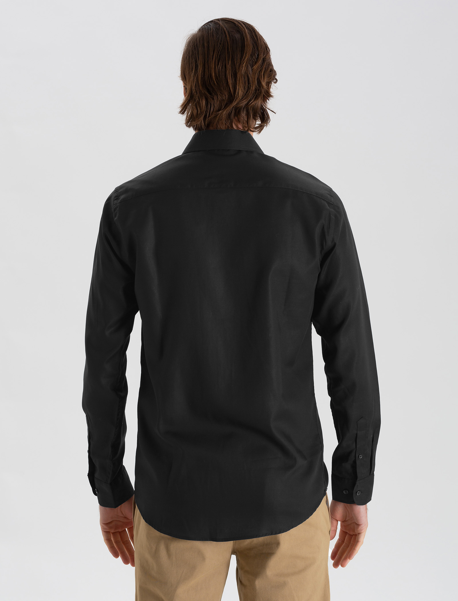 Men's black shirt - Qooqer