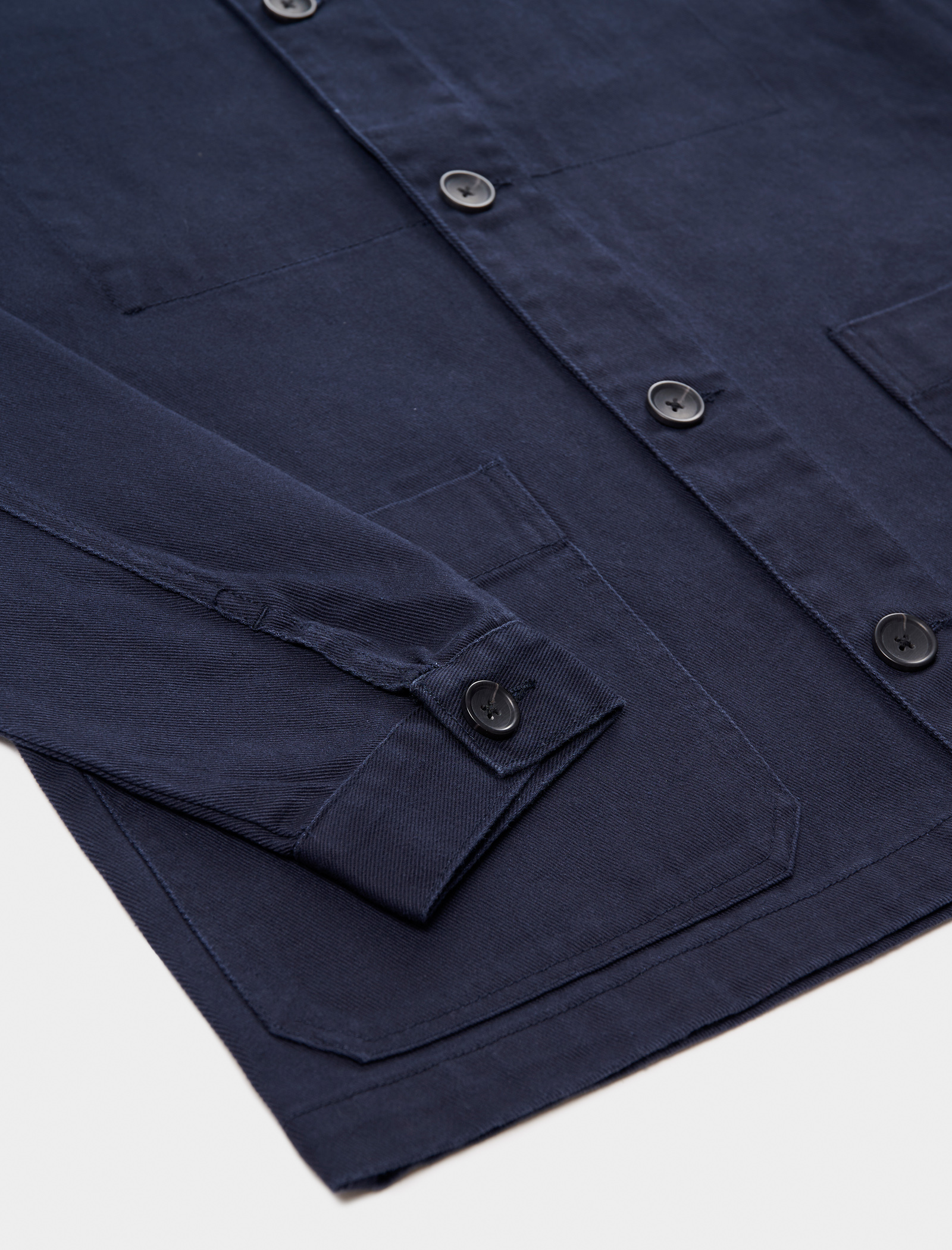 Worker Jacket Navy Blue Qooqer