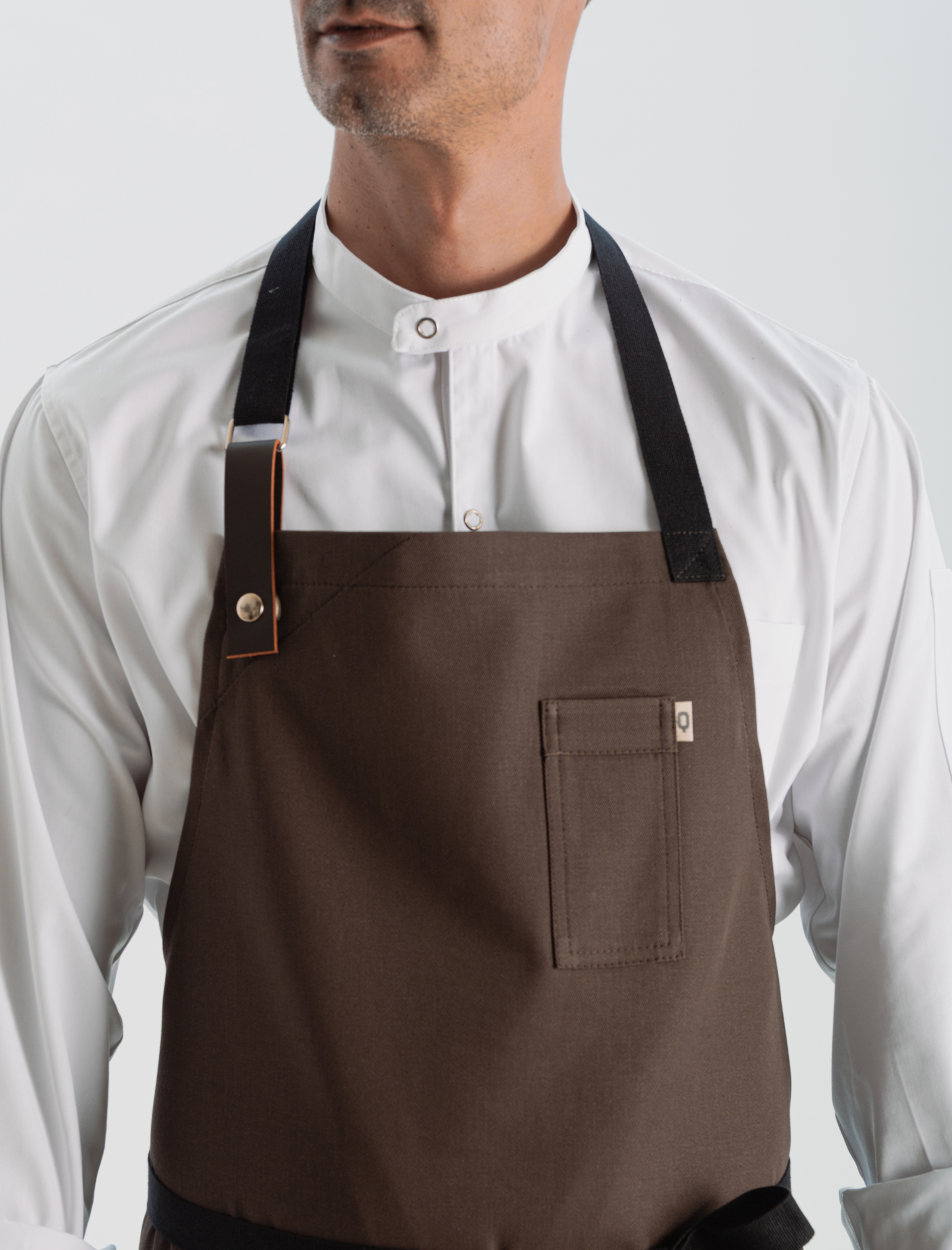 Brown chef's apron Qooqer