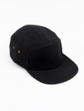 gorra negra 5 paneles 