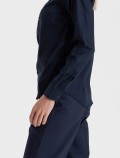 Camisa Classic Azul Oscuro Mujer 