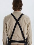 Delantal Garbo Denim Negro