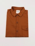 Camicia da lavoro color terracotta