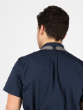 Camicia da lavoro blu per la schiena dello chef