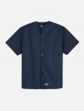 Camisa de trabalho azul-marinho