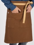 brown bistro apron