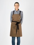 Brown waitress apron