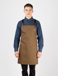 Waiter's brown apron