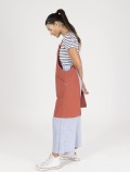 Japanese apron red, side