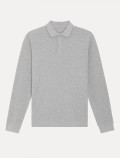 light grey polo shirt