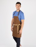 Brown waiter's apron