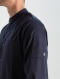 Chef coat blue long sleeve 
