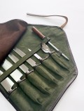 Green Knife Roll Bag