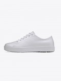 Comfortable white work shoes