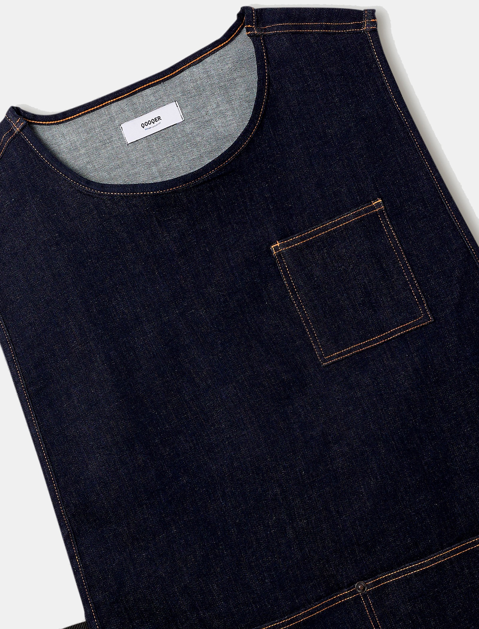 Denim Barista Apron - Qooqer