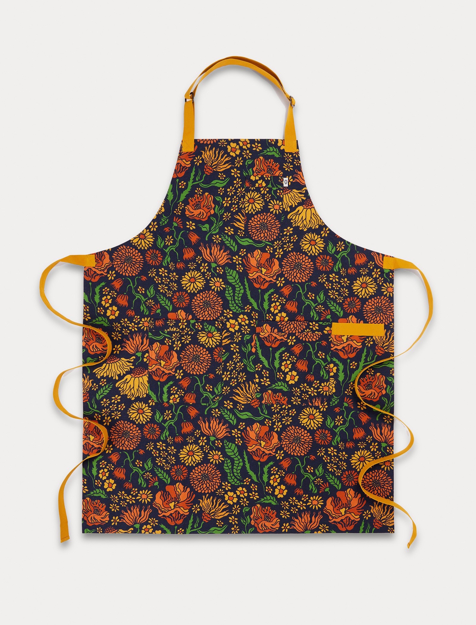 Floral apron Qooqer
