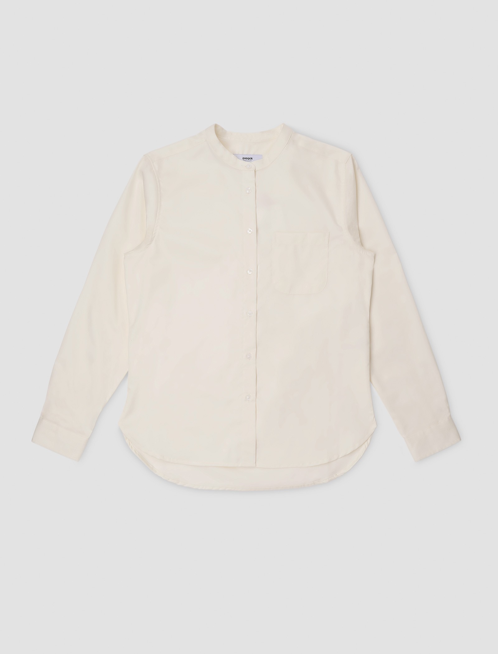 Women's Mao collar shirt - Qooqer