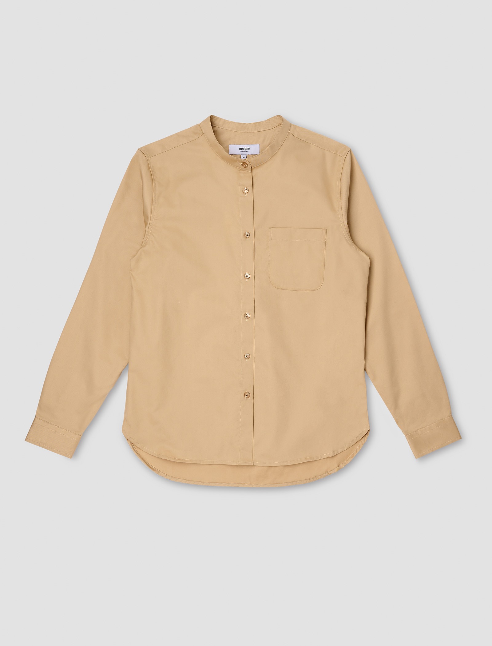 Women's Mao collar shirt - Qooqer