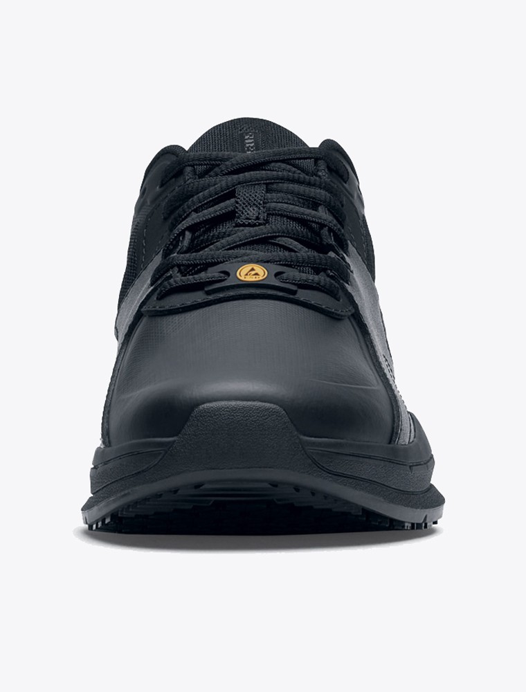 Black sports work shoes - Qooqer