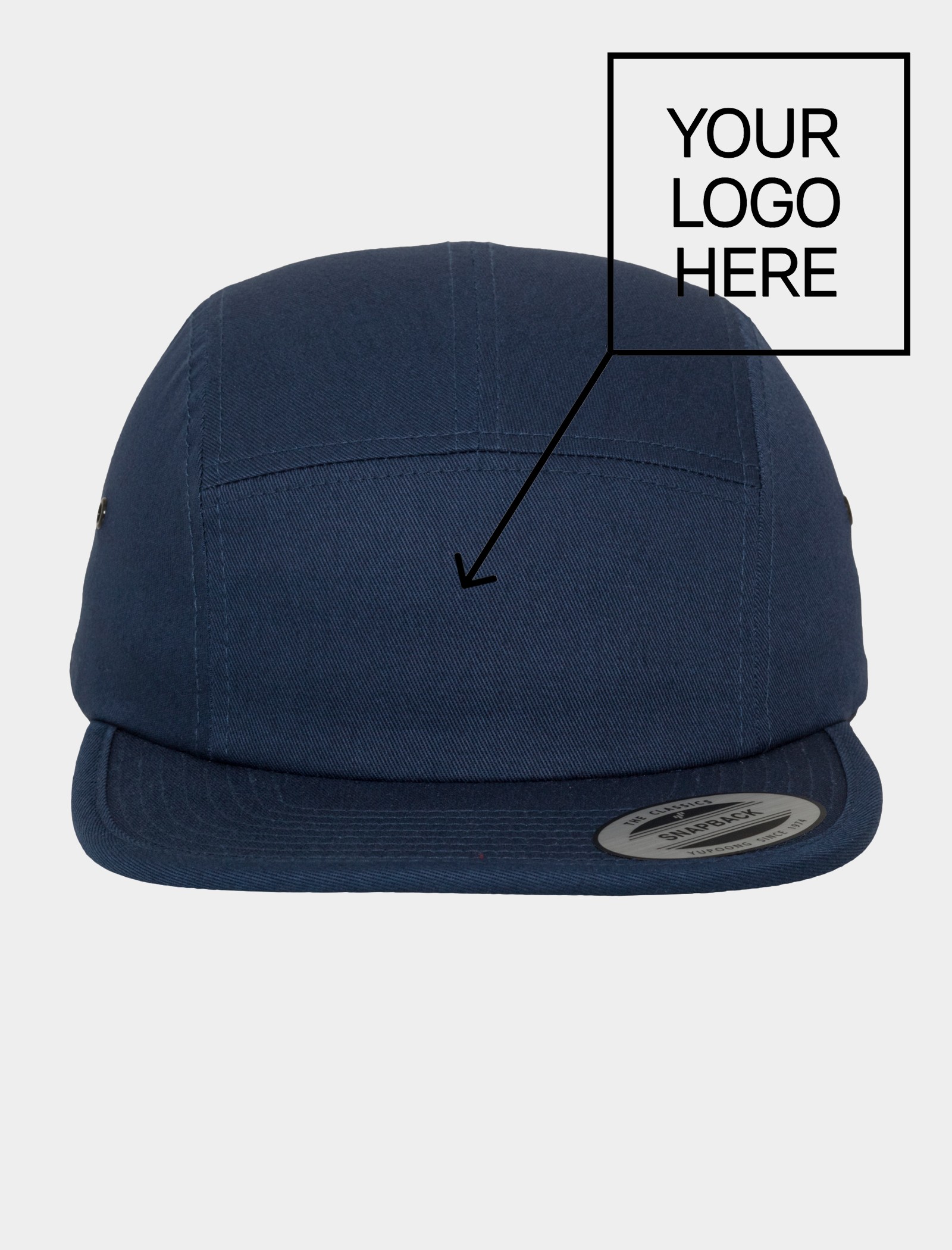 Black 5-Panel Cap - Qooqer