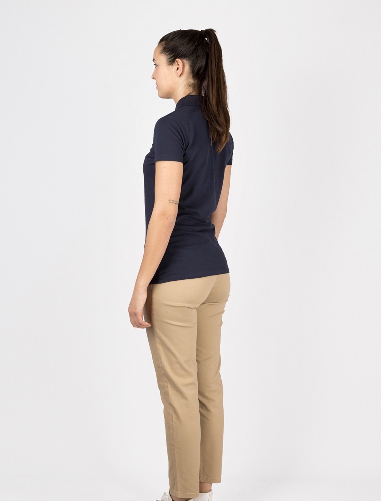 Pantalon chino beige de mujer Qooqer