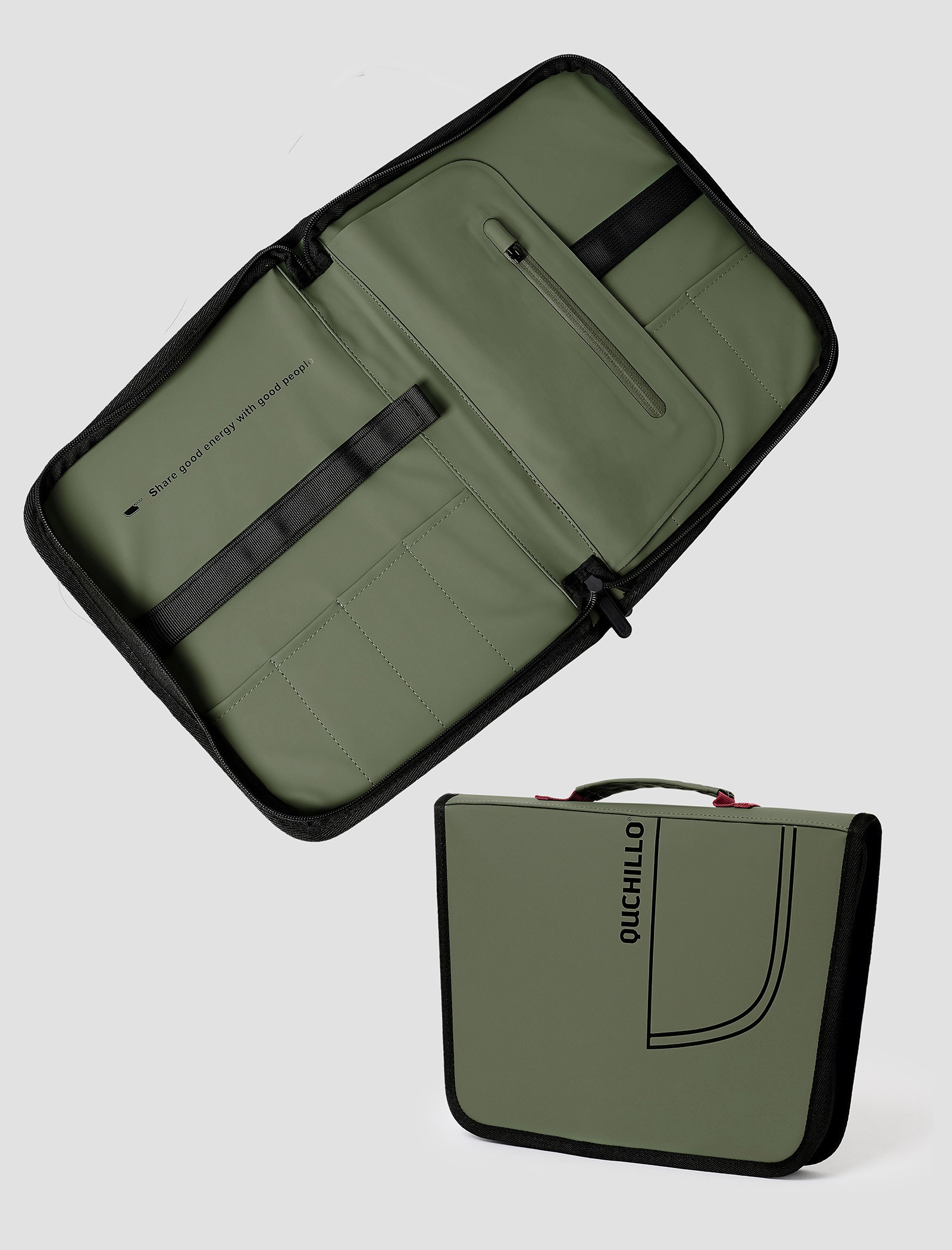 Green backpack for chefs – Practical and durable - Qooqer
