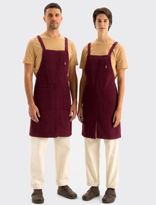 Tone Long Schürze - Claret