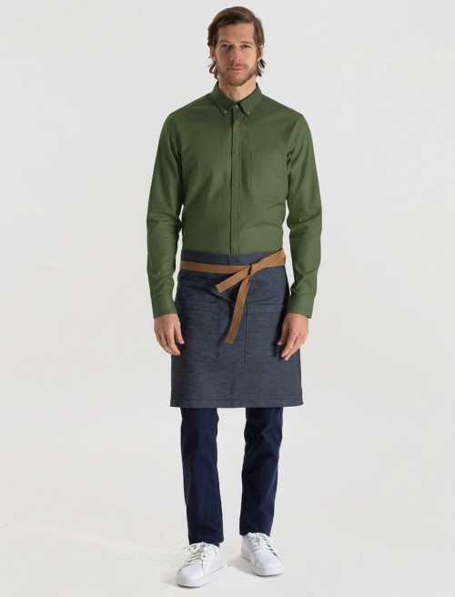 Grembiule Midi Blu Denim