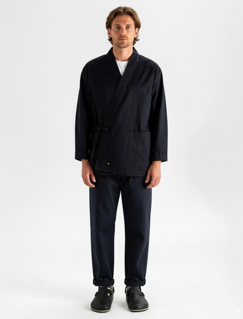 Camicia kimono Haku - Navy