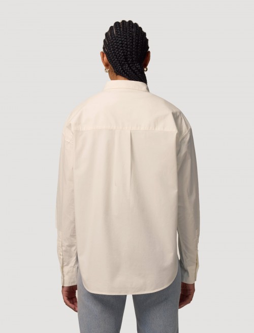 Chemise Femme Popeline Cream