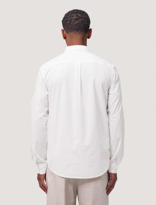 Chemise Homme Popeline Blanche