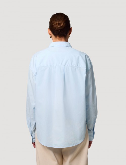Chemise Femme Popeline Blue