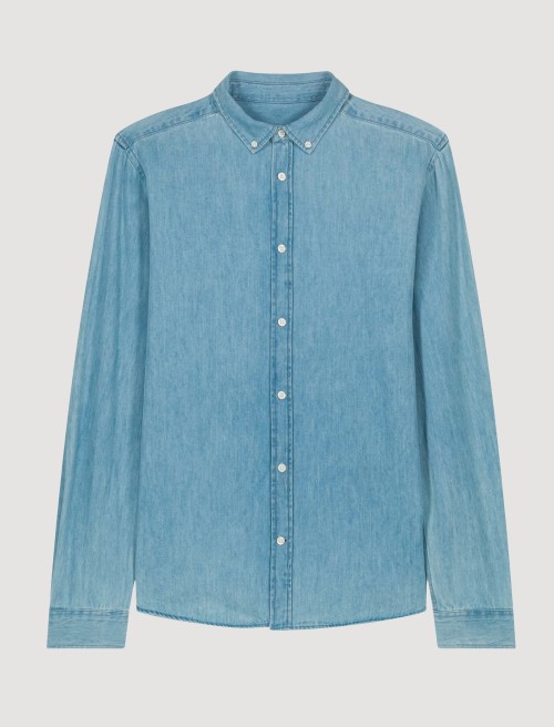 Camisa Denim Light Hombre