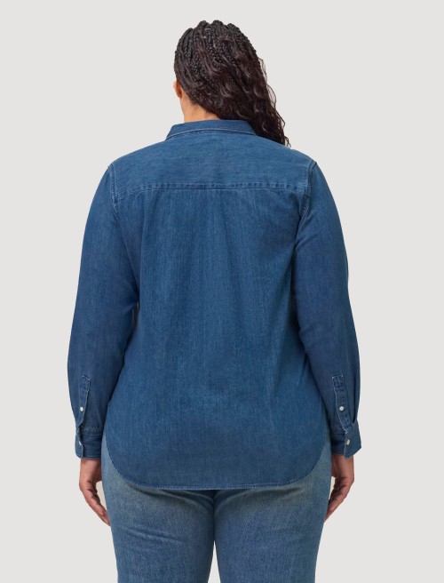 Women’s Dark Denim Shirt