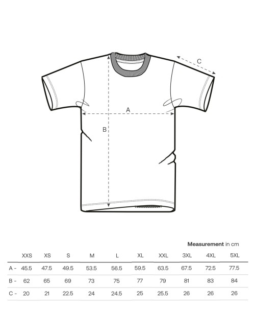 Sizing Unisex Anthracite T-Shirt