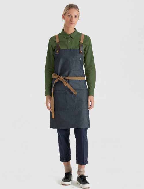Garbo Denim Blue Apron