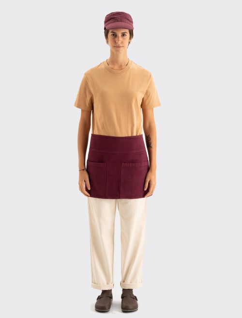 Tone Short Schürze - Claret