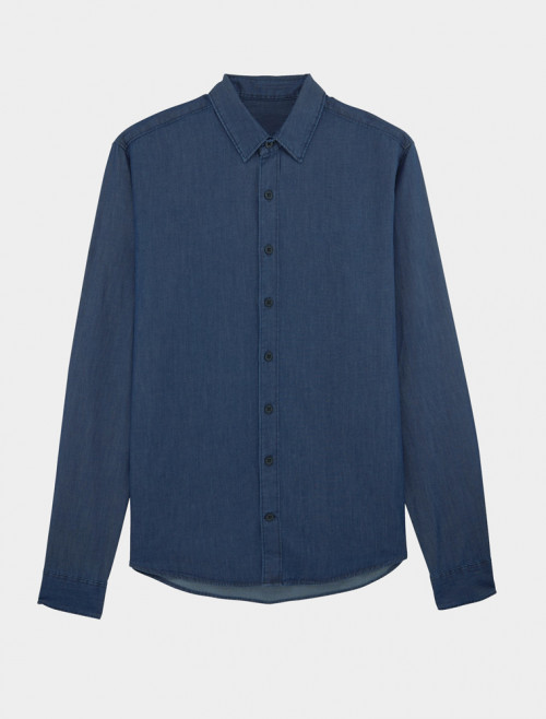 Camisa Denim Dark Hombre