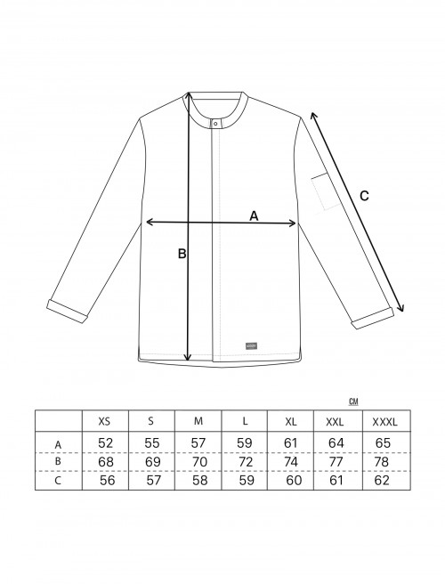 Sizing Jac Moss Chef Shirt Sizing Jac Moss Chef Shirt