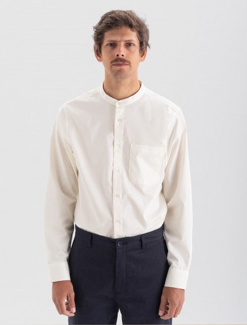 Men's Mao Shirt - Ecru