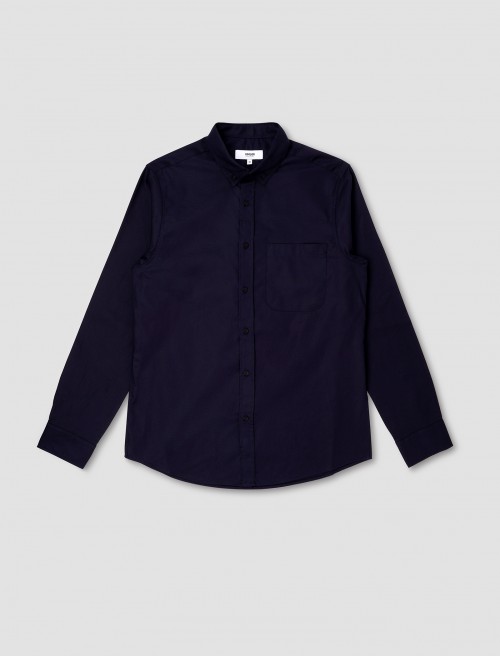 Women's Mao Shirt - Navy