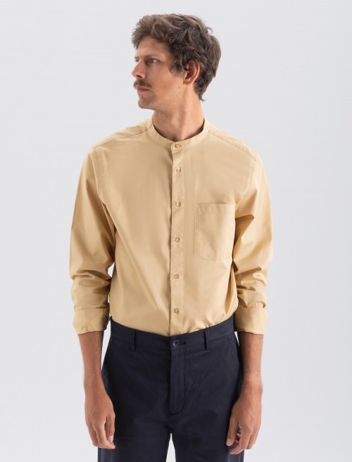Men's Mao Shirt - Sand