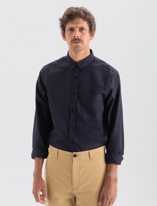 Men's Oxford Shirt - Navy