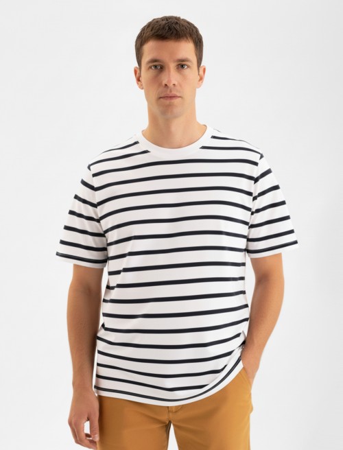 T-shirt Unisex Striped M/C