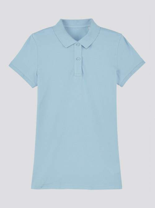 Polo Azul Celeste Mujer