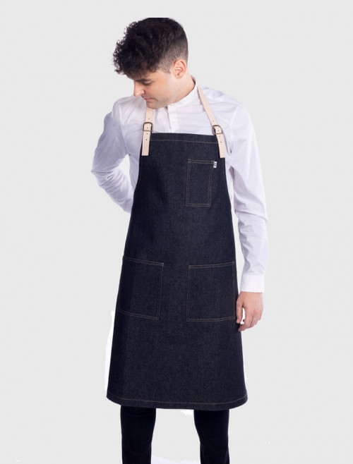 Detroit Black Apron