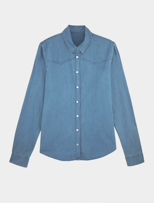 Camisa Denim Light Mujer
