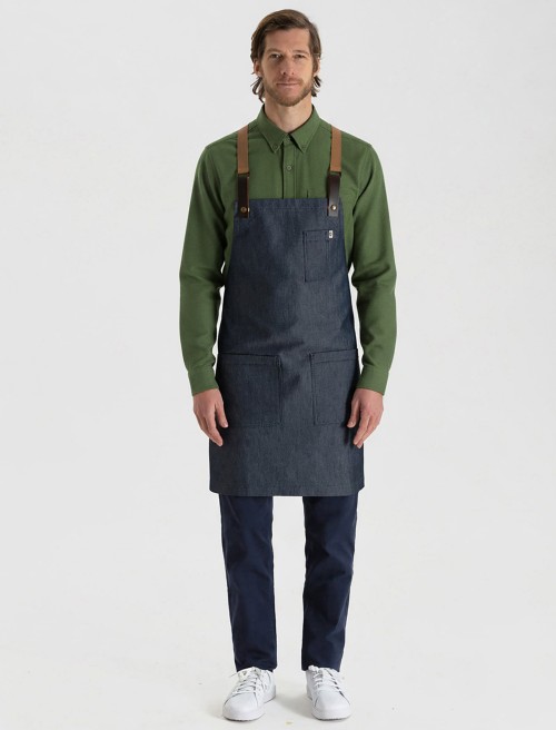 Garbo Denim Schürze - Blau