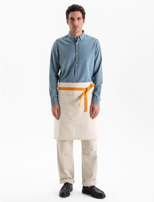 Delantal Loom Short Mustard